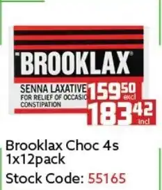 Brooklax Choc 4s 12pack