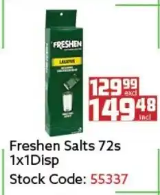 Africa Cash and Carry Freshen Salts 72s offer