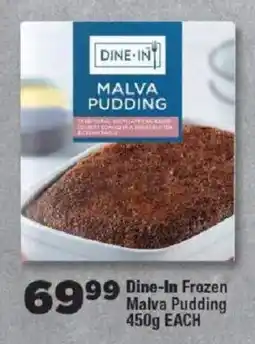 OK Foods Dine-In Frozen Malva Pudding offer