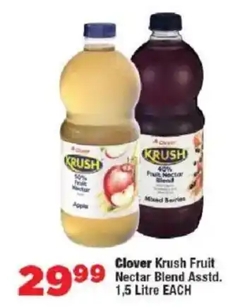 OK Foods Clover Krush Fruit Nectar Blend offer