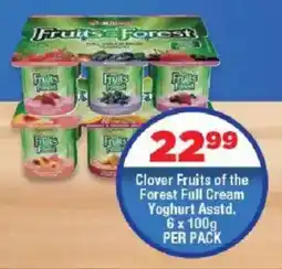 OK Foods Clover Fruits of the Forest Full Cream Yoghurt offer