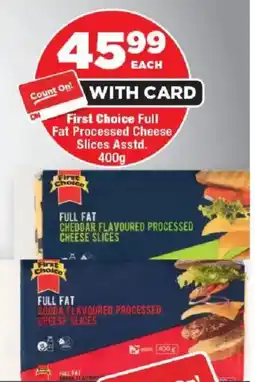 OK Foods First Choice Full Fat Processed Cheese Slices offer