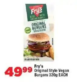 OK Foods Fry's Original Style Vegan Burgers offer