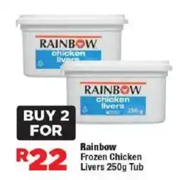 OK Foods Rainbow Frozen Chicken Livers Tub offer