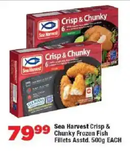 OK Foods Sea Harvest Crisp & Chunky Frozen Fish Fillets offer