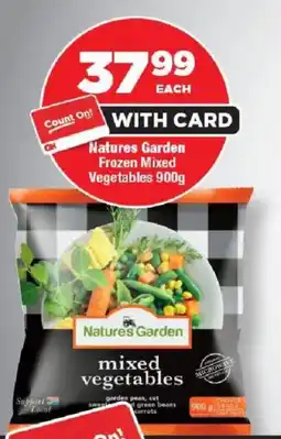 OK Foods Natures Garden Frozen Mixed Vegetables offer