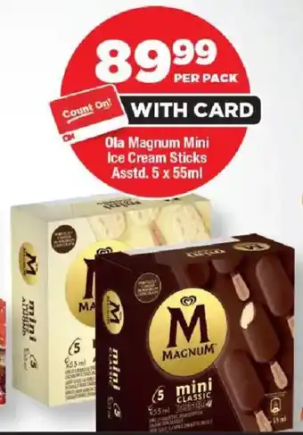 OK Foods Ola Magnum Mini Ice Cream Sticks offer