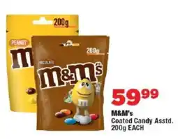 OK Foods M&M's Coated Candy offer