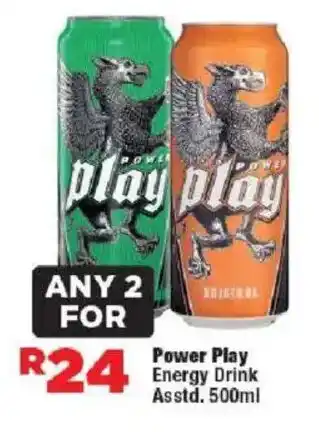OK Foods Power Play Energy Drink offer