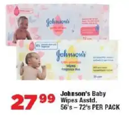OK Foods Johnson's Baby Wipes offer