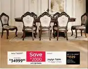 Bradlows Jaylyn Table + 8 Jaylyn Chairs offer