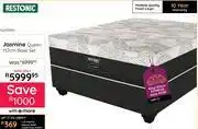 Bradlows Restonic Jasmine Queen 152cm Base Set offer