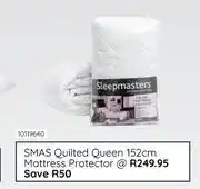 Bradlows Sleepmasters Quilted Queen 152cm Mattress Protector offer