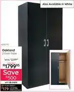 Bradlows Steel & Rose Oakland 2 Door Robe offer