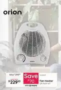 Bradlows Orion Fan Heater OR-FH01-WT offer