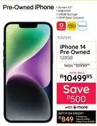 Bradlows Apple iphone 14 128GB Pre Owned offer