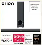 Bradlows Orion 2.1 Channel Theatrebar SBW150 offer
