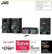 Bradlows JVC 2.1 Channel HiFi System MX-N134B offer