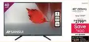 Bradlows Sansui 40 (101cm) FHD LED TV 10061130 offer