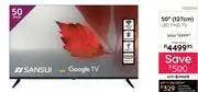 Bradlows Sansui 50 (127cm) LED FHD TV 10320024 offer