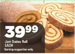 OK Grocer Jam Swiss Roll offer