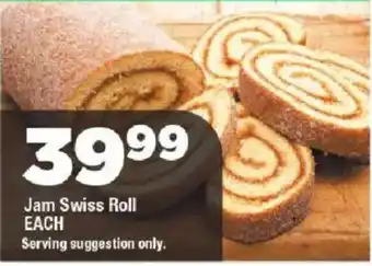 OK Grocer Jam Swiss Roll offer