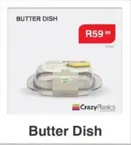 Crazy Plastics Butter Dish offer