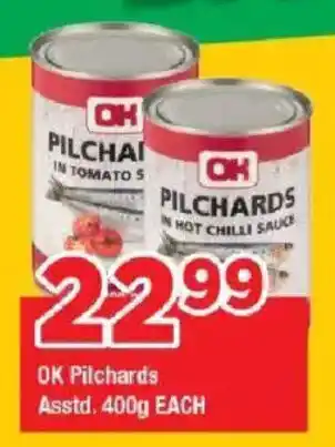 OK Grocer OK Pilchards offer