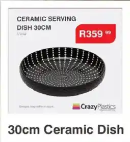 Crazy Plastics Ceramic Dish offer