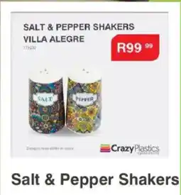 Crazy Plastics Salt & Pepper Shakers offer