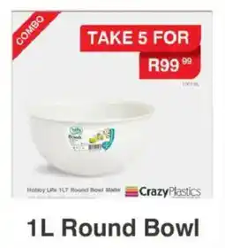 Crazy Plastics Round Bowl offer