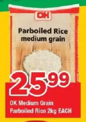 OK Grocer OK Medium Grain Parboiled Rice offer