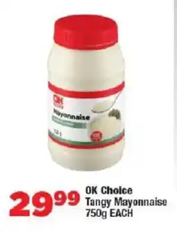 OK MiniMark OK Choice Tangy Mayonnaise offer