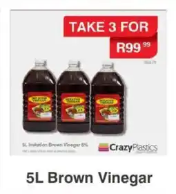 Crazy Plastics Brown Vinegar offer