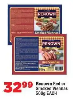 OK MiniMark Renown Red or Smoked Viennas offer