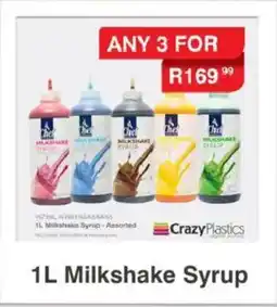 Crazy Plastics Milkshake Syrup offer