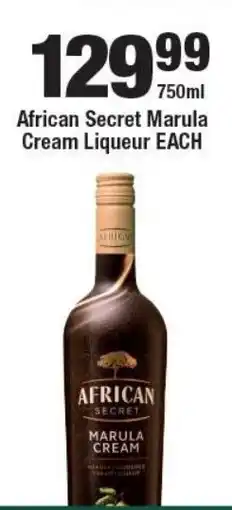 OK Liquor African Secret Marula Cream Liqueur offer