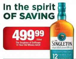 OK Liquor The Singleton of Dufftown 12-Year-Old Whisky offer