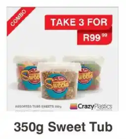 Crazy Plastics Sweet Tub offer