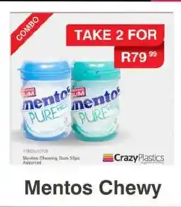 Crazy Plastics Mentos Chewy offer