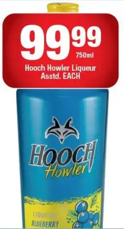 OK Liquor Hooch Howler Liqueur offer