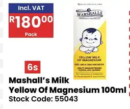 Africa Cash and Carry Mashall's Milk Yellow Of Magnesium offer