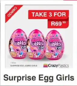 Crazy Plastics Surprise Egg Girls offer