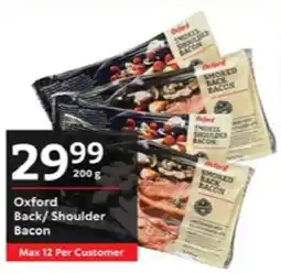 Oxford Freshmarket Oxford Back/ Shoulder Bacon offer