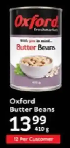 Oxford Freshmarket Oxford Butter Beans offer