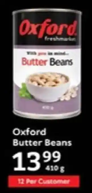 Oxford Freshmarket Oxford Butter Beans offer
