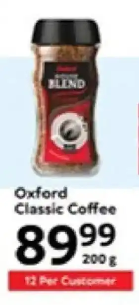 Oxford Freshmarket Oxford Classic Coffee offer