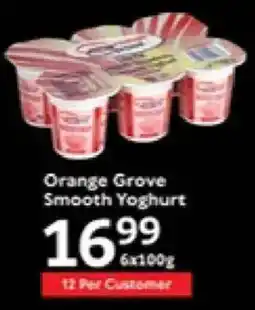 Oxford Freshmarket Orange Grove Smooth Yoghurt offer