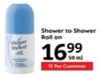 Oxford Freshmarket Shower to Shower Roll on offer