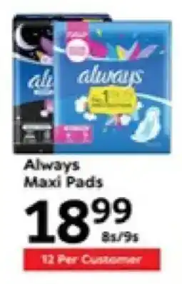 Oxford Freshmarket Always Maxi Pads offer